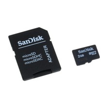 Scheda di memoria SanDisk microSD 2 GB per Sony Ericsson Xperia X10 Mini Pro