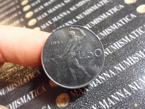 Italia repubblica lire 1955 - 50,