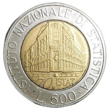 1998 ITALY 500 LIRE NATIONAL