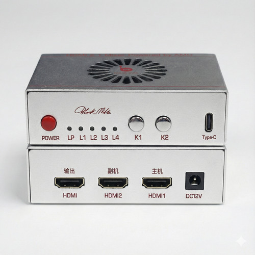 Fuser dma mini black - black, milk