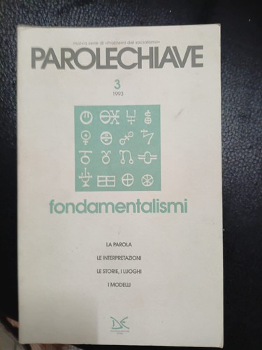 Parole chiave fondamentalismi - chiave,