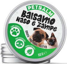 Crema Polpastrelli Cane. Balsamo Naso per Cani E Gatti 50 Gr [NATURALE] Con Burr
