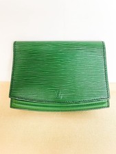 Louis Vuitton Epi Pouch verde