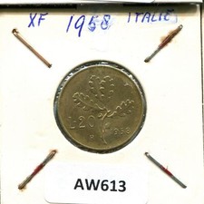 20 LIRE 1958 R ITALY Coin