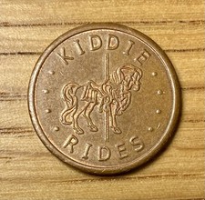 VINTAGE GETTONE ANNI 70-DEDEM-LGI-KIDDIE RIDES