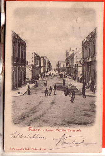 Cartolina trani fp - ,