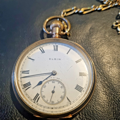 Orologio elgin placcato oro - orologio,