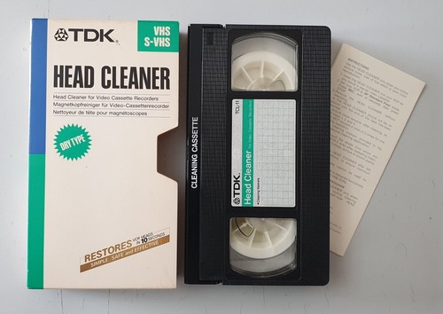 Vhs tdk head - vhs:, cleaner