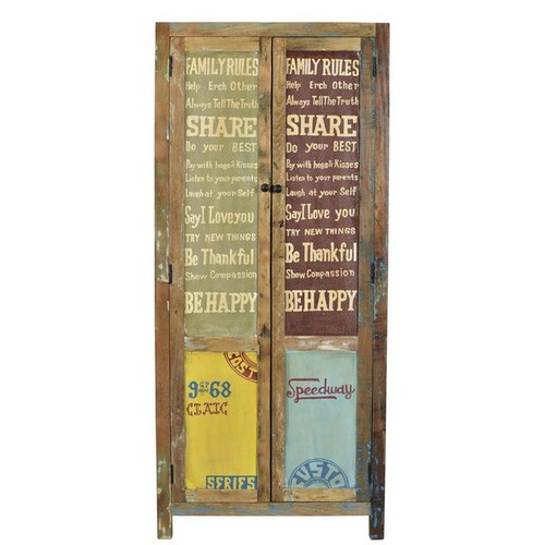 Armadio vintage industrial - armadio,