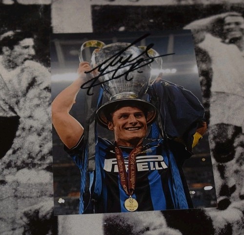 Autografo javier zanetti inter - zanetti,