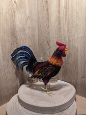 LAMPADA CANDELA GALLO IN FERRO