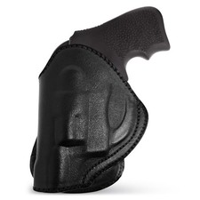 Black OWB Leather Revolver