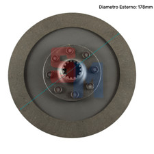 DISCO DOPPIA BOMBATURA BCS 622 705 NIBBI BRUNO DIAMETRO 178 DENTI 15 25x21mm