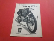 PUBBLICITA'   1956    MOTO  GILERA 175 CC WERBUNG ADVERT