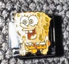 SpongeBob Italian Charm Enamel