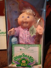 Bambola Corinne Tess vintage nuova con nome cavolo bambino in scatola