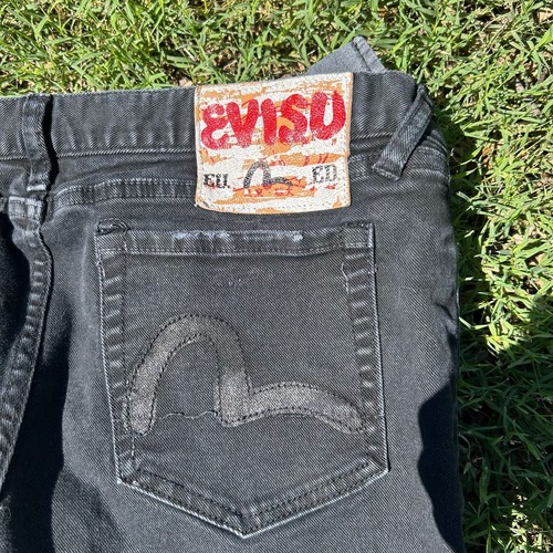 Jeans evisu denim - jeans, nero