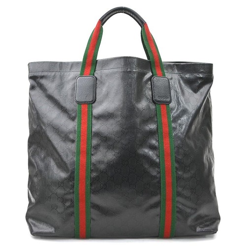 Gucci bag 763237 black pvc - gucci, bag: