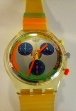 Swatch vintage orologi da polso SCK104 Crono Jelly Stag 1993 Usato Come Nuovo OK