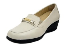 Mocassini Donna Pelle Beige