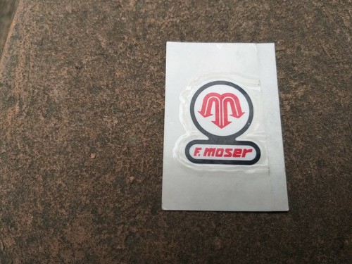 Moser badge front decal - badge,