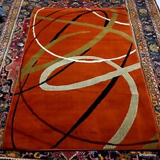 137X200 cm Tappeto Moderno Soggiorno Sala Camera Onde Astratto Pelo Effetto Lana