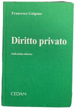 Diritto Privato Francesco Galgano