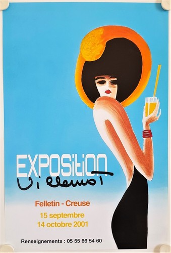 Affiche villemot 2001 - affiche,