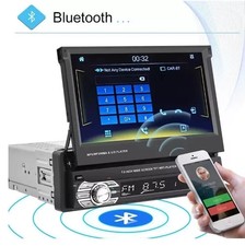 Autoradio Android Stereo Schermo a Scomparsa 1 DIN Motorizzato NAVI GPS WIFI USB
