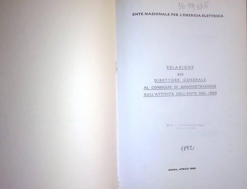 Enel relazione del direttore - enel,