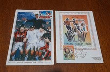 Due cartoline MILAN CAMPIONE