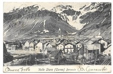 Antique postcard stura valley - postcard:,