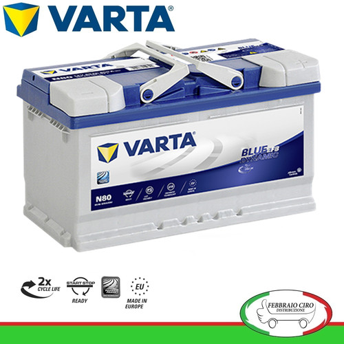 Batteria varta 80ah 12v blue - 12v,