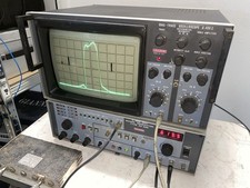 SWEEP GENERATOR Unaohm EP 656 + Unaohm G499C Oscilloscope + Sonda Custom Testato