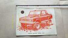 Greppi Savana 4x4 Diesel 2.4 Ford 1979 depliant originale fuoristrada brochure