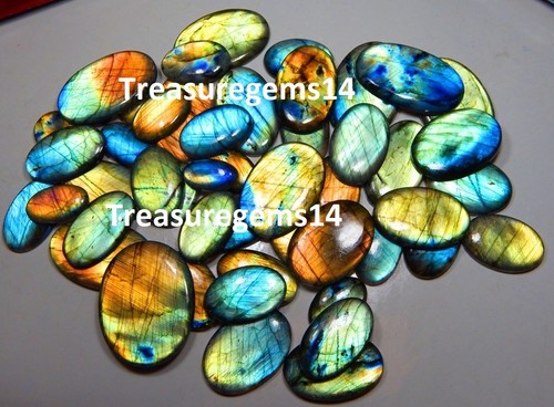 Labradorite certificata ovale - labradorite,