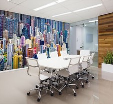 Pittura città 3D Q548 negozio