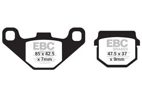 Ebc sfa083hh pastiglie freno - ebc,