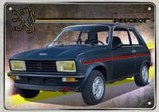 Plaque décorative peugeot 104 - peugeot,