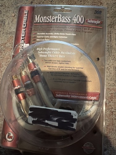 Monster cable bass 400 rca - cable,
