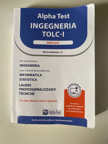 Alpha test ingegneria tolc i - test,
