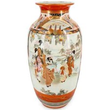 Antico vaso giapponese Satsuma