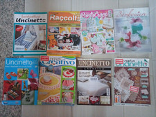 Lotto A5 Stock Riviste Filet Uncinetto Misti Bambini Feste