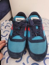 Saucony Jazz Blu ,Azzurro  Scarpe Sneakers Sportive N.46 Usato Poco