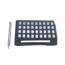  37 Pc Timbri Alfabeto Lettera