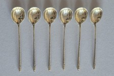 6 Splendidi Cucchiaini Argento