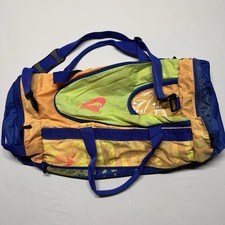 Borsone vintage Nike campo da tennis atletico 24x12 anni 90 colorato neon