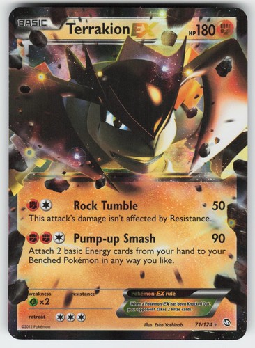 Terrakion 124 holo ex - 71/124,
