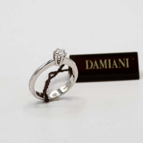 Anello solitario damiani - damiani, in