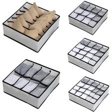 Scatola a Scomparti,Cassetti Organizer Pieghevole, per Biancheria Intima,Calzini